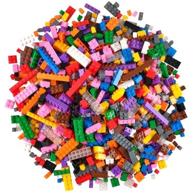 Imagem de Strictly Briks Kit de iniciante de construção Briks clássico - 100% compatível com todas as principais marcas de tijolos - cores vibrantes, 672 peças