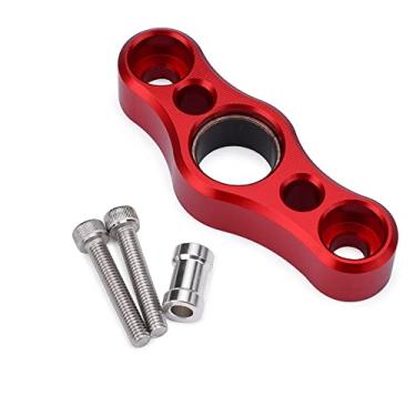 Imagem de Acessórios para motocicleta Placa de suporte de turno estabilizador de engrenagem de câmbio de alumínio compatível com Kawasaki ZX25R ZX-25R ZX 25R 2021 2022 (vermelho)