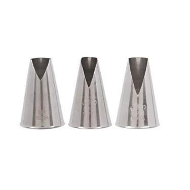 Imagem de Ateco #881 & # 882 & # 883 - Conjunto de 3 pontas de pastelaria St Honore - Aço inoxidável