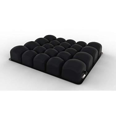 Imagem de ROHO Almofada de mosaico, almofada de assento inflável confortável para cadeira de escritório, cadeira de rodas, carros, casa e suporte para dor nas costas, almofadas ajustáveis com capa resistente à