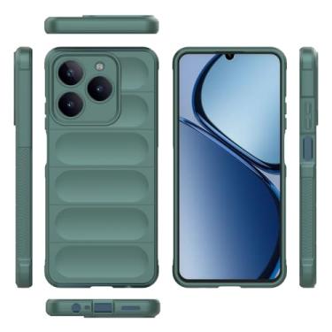 Imagem de Elubugod Capa Narzo N63 4G, compatível com Realme C63 e C61, capa macia de TPU, verde