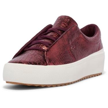 Imagem de Keds Tênis feminino Remi Slip on, Couro em relevo bordô, 34