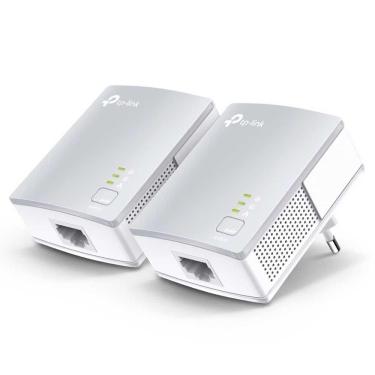 Imagem de Repetidor Wireless Tp-link Powerline Tl-pa4010kit - 2 Tomadas - 600mbps - Prata E Branco