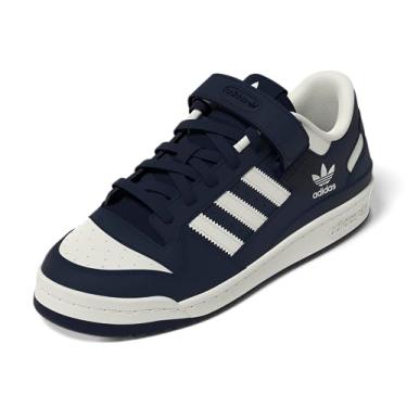 Imagem de adidas Tênis masculino Forum Low, Índigo noturno/branco nuvem/amarelo careca, 3.5