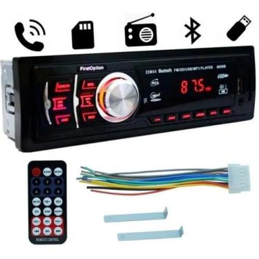Imagem de Mp3 Player Som Carro Automotivo Bluetooth Pendrive Sd Rádio - First Op