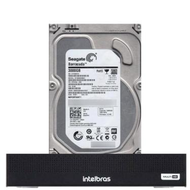 Imagem de Dvr Intelbras 8 Canais Mhdx 1008-c Com Hd De 3tb Instalado