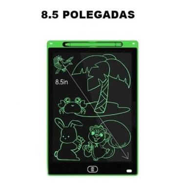 Imagem de Tablet Lousa Mágica Desenho Tela LCD 8.5 Polegadas 3D Verde - Futuro K