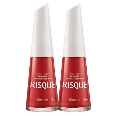 Imagem de Kit 2 Esmalte Risqué Cor Tamara 8ml