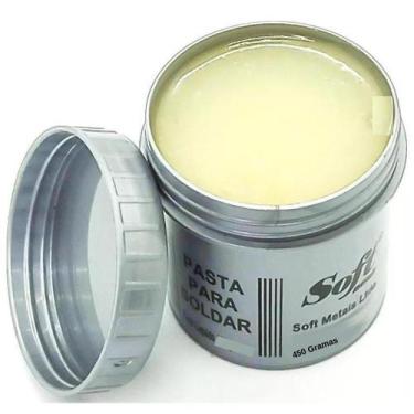 Imagem de Pasta 450g Para Soldar Estanho Cobre Latão Hidráulica Gás - Soft
