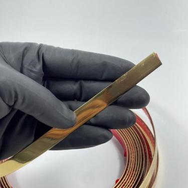Imagem de Fita Plástica Metalizada De Pvc 11mm C autocolante com 10Metros - Full