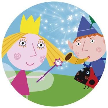 Imagem de Painel Festa Decoração Redondo Sublimado  O Pequeno Reino de Ben e Hol