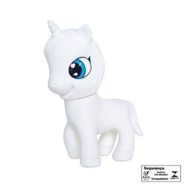 Imagem de Unika Pintura Samba Toys Unicornio Vinil com Pincel e Tintas Brinquedo