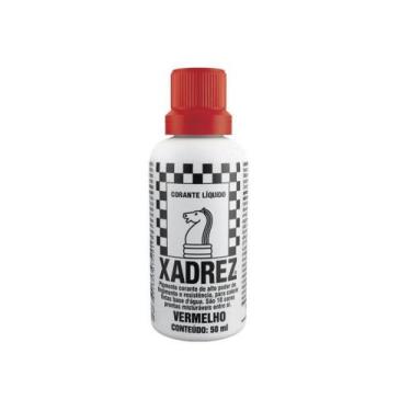 Imagem de Corante Líquido Xadrez 50ml Vermelho