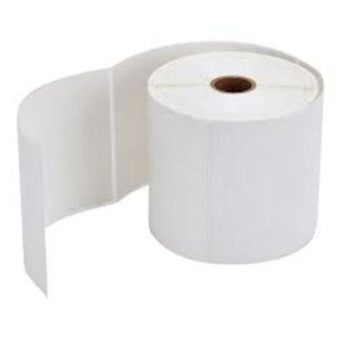 Imagem de 5 Rolos Etiqueta Couche 100x150 C/Serrilha - QRCODETIQUETAS LTDA