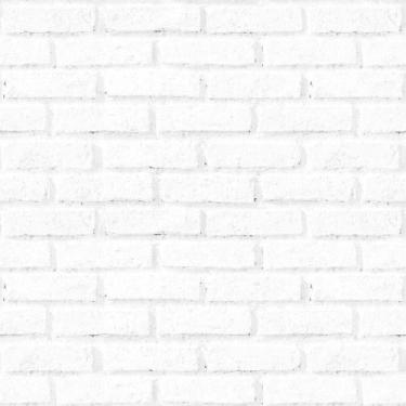 Imagem de Papel de Parede Tijolos Brancos - QCola, 0,60 x 3,00 metros