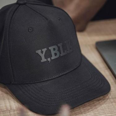 Imagem de Boné aba curva snapback  - Relevo - Yes Black