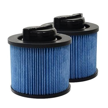 Imagem de PUREBURG Filtro de cartucho DXVC4002 compatível com DEWALT DXV04T DXV05P DXV05S DXV08S DXV06G Aspirador de pó molhado e seco de 4 galões, pacote com 2 unidades HEPA laváveis e limpas contra poeira