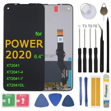 Imagem de Substituição de tela para Moto G Power 2020 6,4'' XT2041 XT2041-4 XT2041-7 XT2041DL Montagem LCD Display Touch Screen Digitalizador com ferramentas adesivas