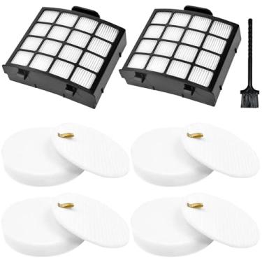 Imagem de Peças de reposição de filtro AZ2000 para aspirador vertical Shark Vertex DuoClean PowerFin AZ2000 AZ2000W AZ2002 AZ201KT5 AZ201UPG5 AZ21KT501 AZ21KT502 AZ21KT503, 2 HEPA+4 filtros de feltro de espuma