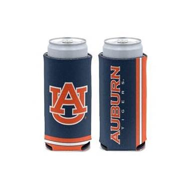 Imagem de WinCraft NCAA Auburn Tigers Slim Can Cooler, cores do time, tamanho único