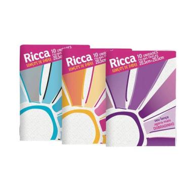 Imagem de Lenço De Papel Mini Ricca Com 10 Unidades 3703