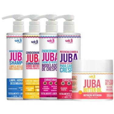 Imagem de Kit Juba Widi Care Vegano Crespo Shampoo + Condicionador + Potencializ
