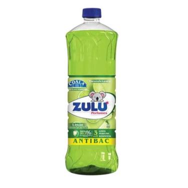 Imagem de Desinfetante Perfumado 3 em 1 Limão 1l Zulu Coala