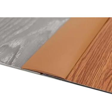 Imagem de Tira autoadesiva larga da transição do assoalho de 5cm, redutor liso do assoalho do vinil da tira da abertura do assoalho da sela, amarelo, 3m/10ft