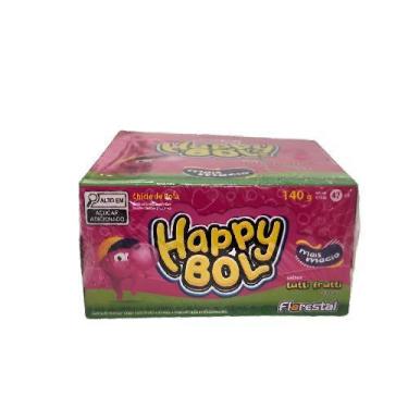 Imagem de Chiclete Happy Bol Tutti Frutti 140G - Florestal