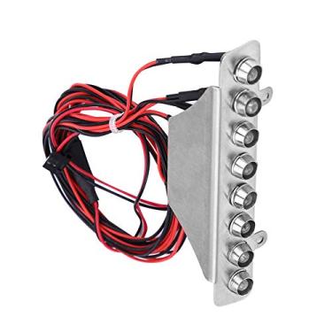 Imagem de 8 LEDs Barra de Luz Branco Vermelho Luz Traseira Lâmpada Peça Acessória para UDR 1/7 Caminhão RC Carro Luz Vermelha chamará a Atenção e melhorará a Luz LED RC Car Lights RC Light
