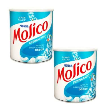 Imagem de Kit 2 Leite Em Pó Desnatado Molico Lata 280g - Nestlé