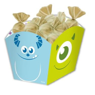 Imagem de Cachepot Médio Festa Monstros SA - 8 unidades - Festcolor - Rizzo