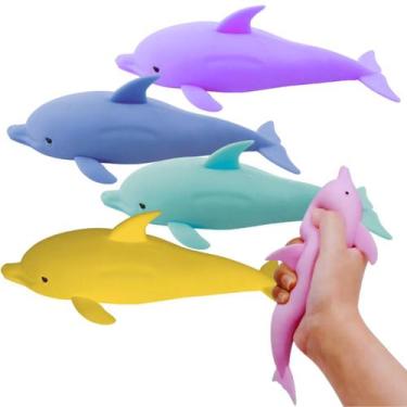 Imagem de Brinquedo Anti Stress Golfinho de Apertar Relaxante ArtBrink - Art Bri