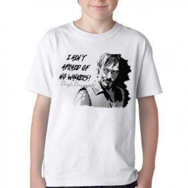 Imagem de Camiseta Infantil ou adulto The Walking Dead Daryl Dixon Blusa Criança