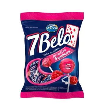 Imagem de Pirulito 7 Belo Framboesa 500g Arcor