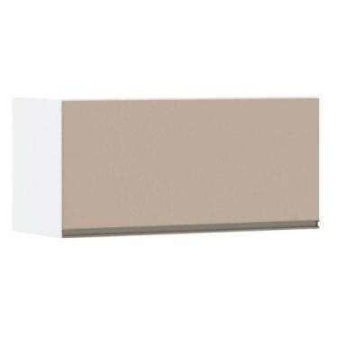 Imagem de Armário Basculante 80cm 1 Porta Branco Polar C/Connect - LUCIANE MÓVEI