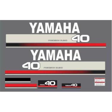 Imagem de Kit Adesivo Motor De Popa Yamaha 40 Hp Ano 1996 - SPTS