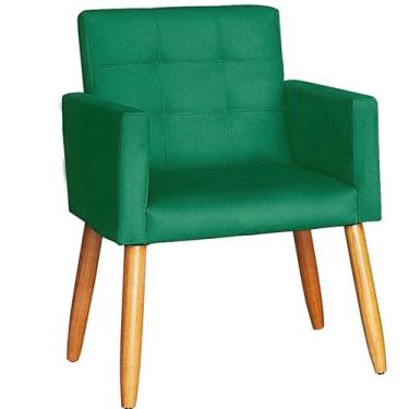 Imagem de Poltrona Decorativa Cadeira Escritório Recepção Sala de estar  - MOBLA