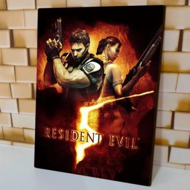 Imagem de Quadros Decorativos Tema Resident Evil Colection 20x30cm - CP, 7, G