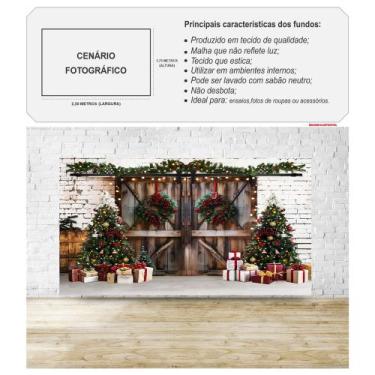 Imagem de Fundo Fotográfico Cenário de Natal Mod.2 - 1,75x2,20m - Fantasia Bras,