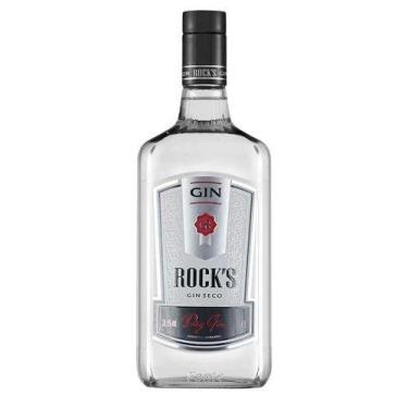 Imagem de Gin dry rocks tradicional garrafa vidro 1l