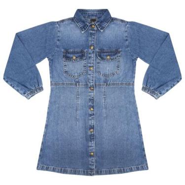 Imagem de Vestido Juvenil Look Jeans Vintage Jeans, 8