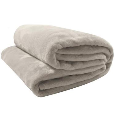 Imagem de Cobertor Casal Microfibra Velour Neo Camesa Bege - CAMESA IND. TEXTIL