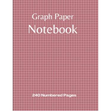 Imagem de Graph Paper Notebook: Project Workbook with 240 Numbered Pages Quad Ruled 5 x 5 Graph Paper | 8.5" x 11" | PLUS 20 Lined Pages | For Ideas, Notes, Sketches