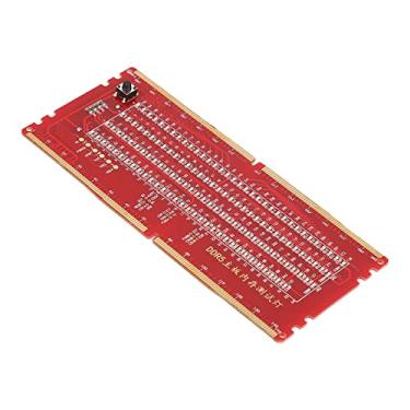 Imagem de Testador de Slot de RAM DDR5 Com Indicador LED - Cartão de Teste de Reparo de Placa-mãe de Memória para Diagnóstico Eficiente (Vermelho)
