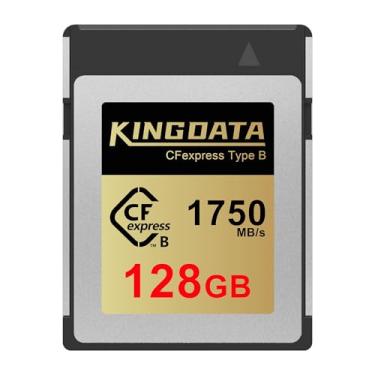 Imagem de KINGDATA Cartão de memória CFexpress tipo B de 128 GB, vídeo e foto RAW 8K, cartões de memória CF Express para câmeras