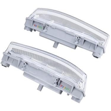 Imagem de Yaeccc Par de faróis de neblina LED para corrida diurna, farol de neblina compatível com Mercedes Benz C Class W204 C250 C300 C350 E Class W212 E350 2007-2015