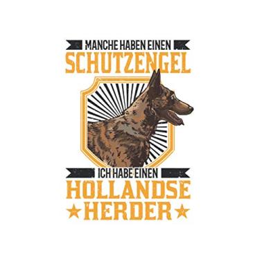 Imagem de Hollandse Herder Notizbuch: Hollandse Herder Spruch Holländischer Schäferhund / 6x9 Zoll / 120 gepunktete Seiten Seiten