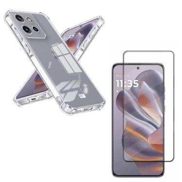 Imagem de Capa Capinha Anti Impacto + Película Premium de Vidro 3D Compatível Com Moto Edge 50 NEO 5G - (Hard Glass Store)