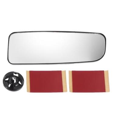 Imagem de ACROPIX Vidro retrovisor do carro lado direito do passageiro parte inferior do espelho para Nissan Titan 2004-2015 com placa de suporte - Pacote com 1
